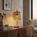 Stained Glass Up Down Table Lamp