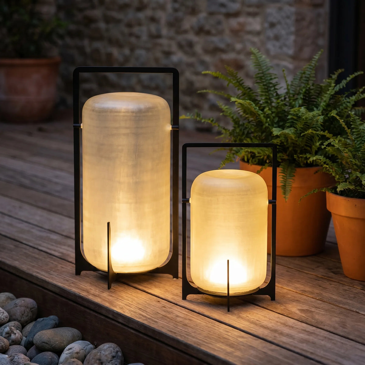 Stainless Steel Handle Lantern