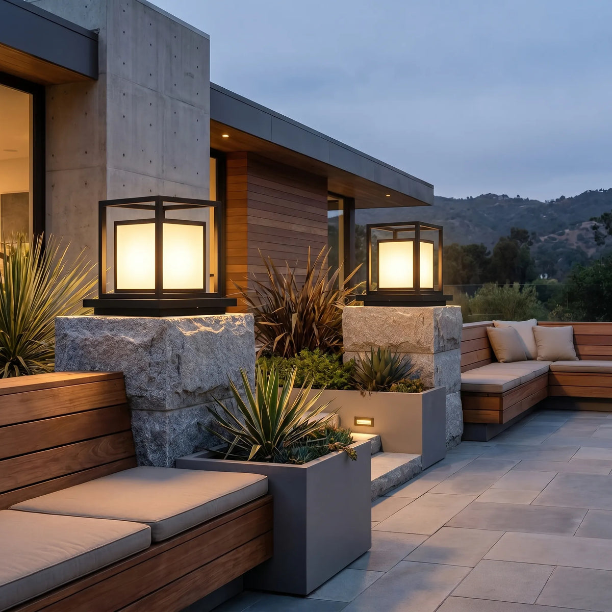 Stainless Steel Pillar Light