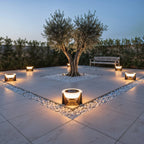 Stainless Steel Solar Floor Lamp