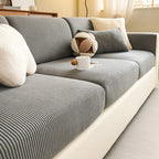 Striped Corduroy Modular Sofa Cover
