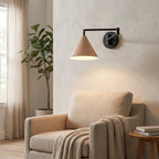 Swing Arm Cone Wall Light
