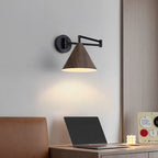 Swing Arm Cone Wall Light