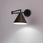 Swing Arm Cone Wall Light
