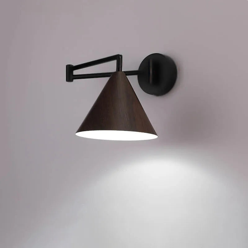 Swing Arm Cone Wall Light