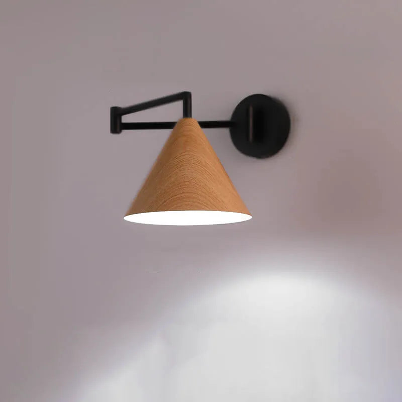 Swing Arm Cone Wall Light