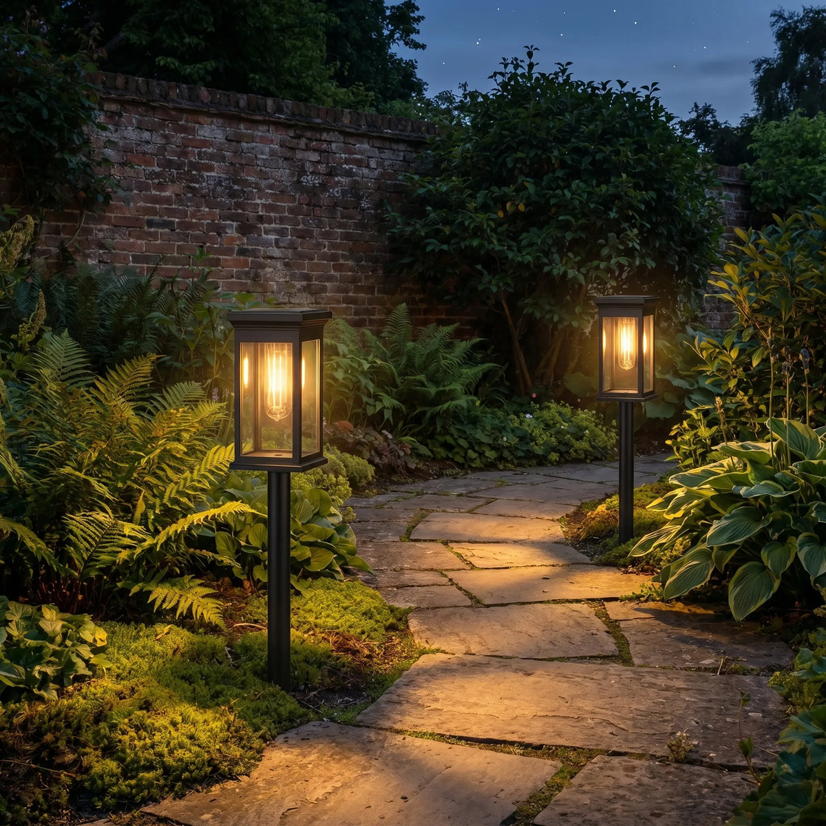 Tall Solar Garden Lights