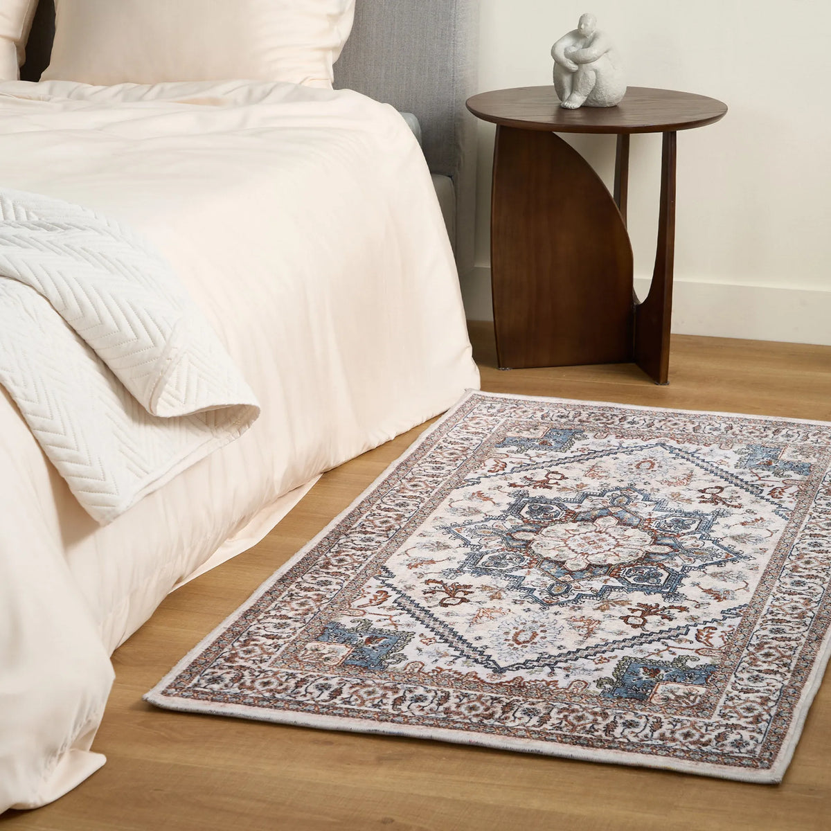 Teal Persian Style Runner Rug