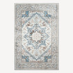 Teal Persian Style Runner Rug