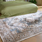 Teal Persian Style Runner Rug