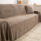 Teddy Fleece Plush Sofa Cover