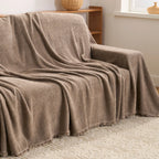 Teddy Fleece Plush Sofa Cover