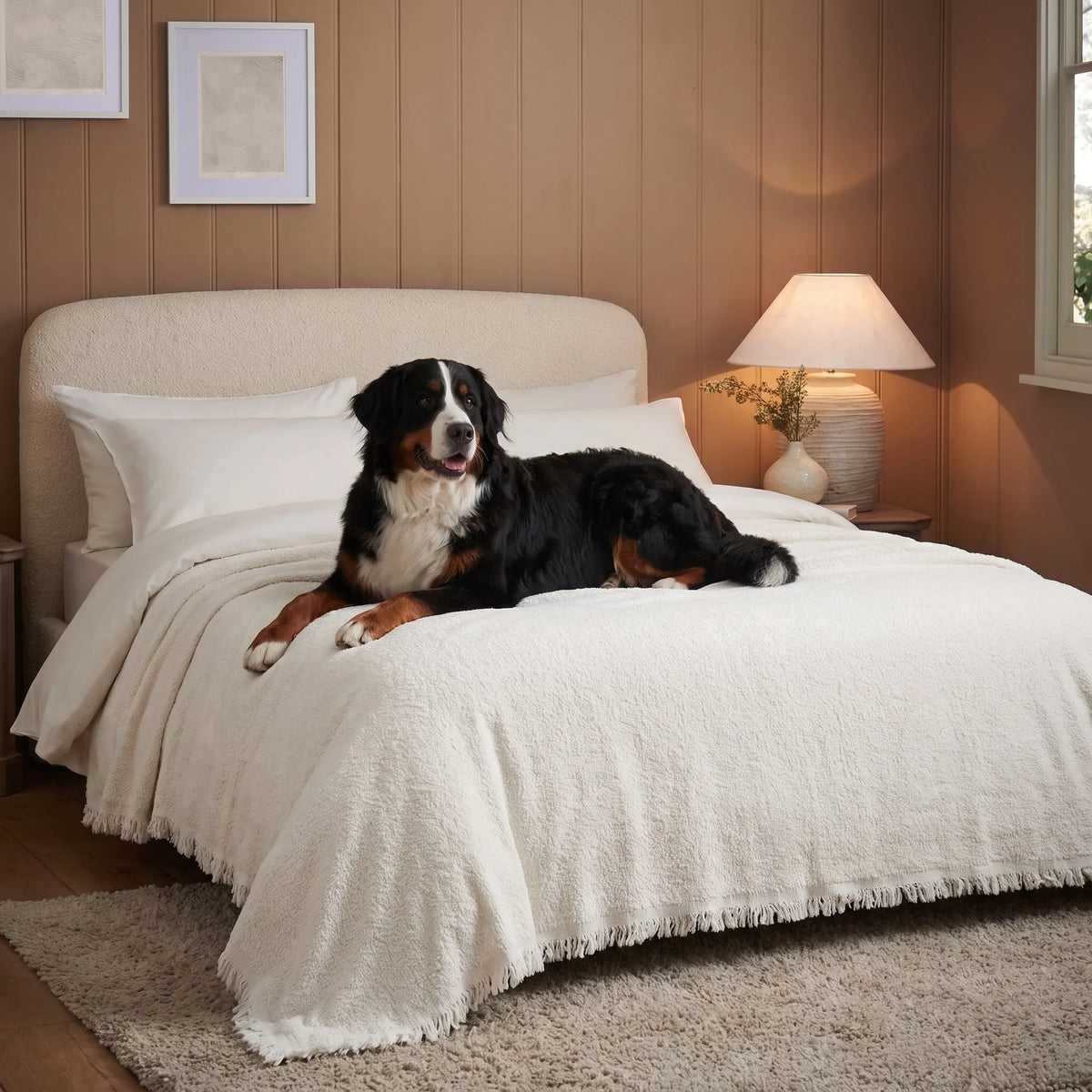 Teddy Fleece Plush Sofa Cover