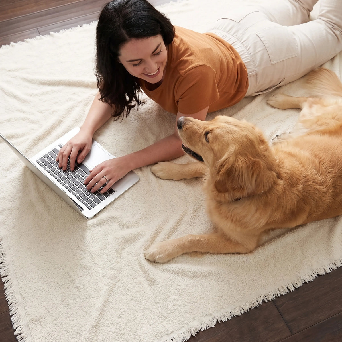 Teddy Fleece Plush Sofa Cover