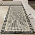 Textured Border Boho Runner Rug