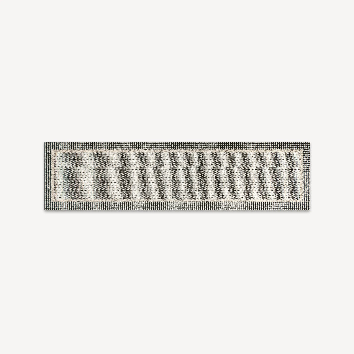 Textured Border Boho Runner Rug