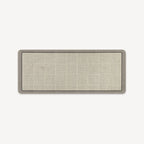 Textured Grid Hallway Runner Rug