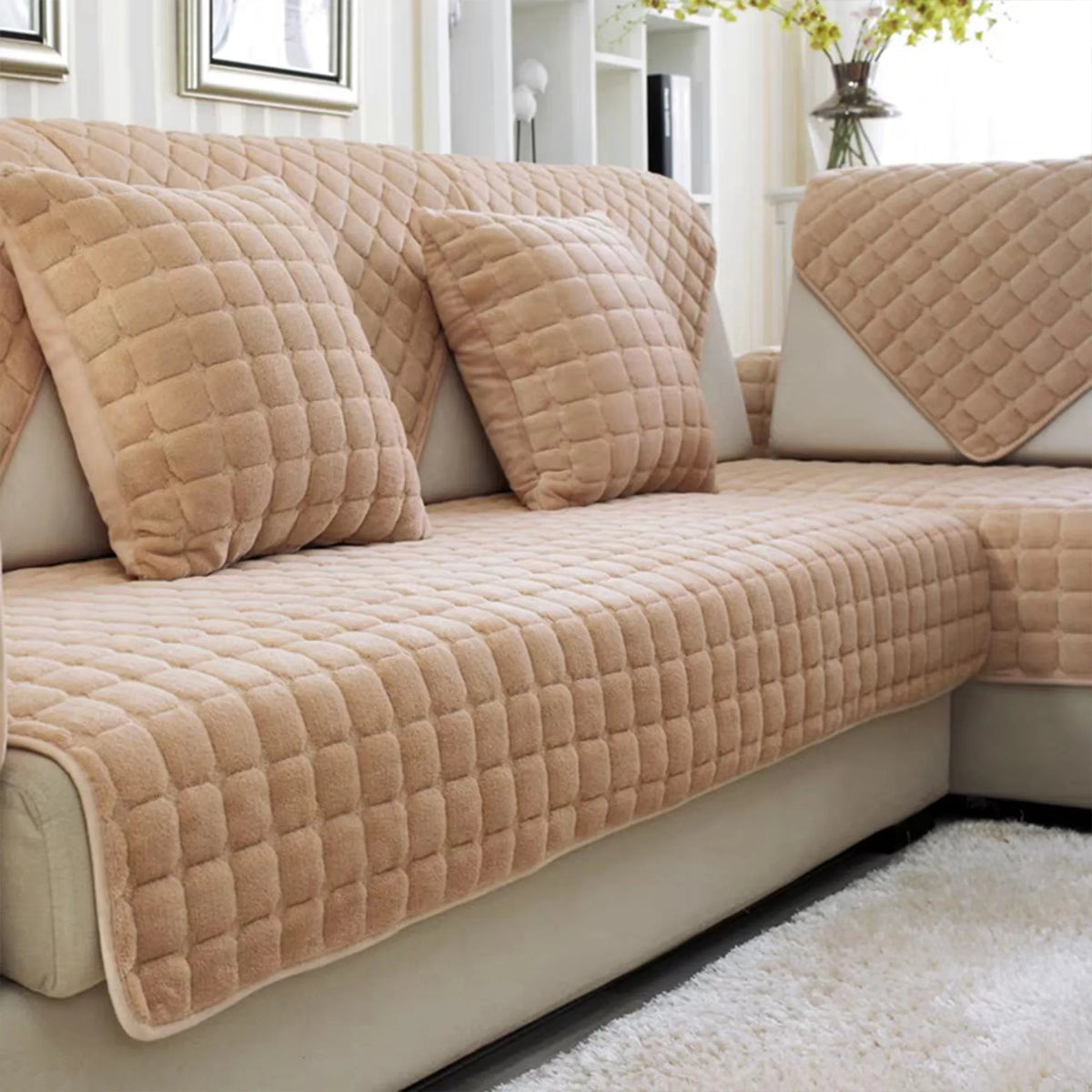 Thick Plush Anti-Slip Seat Cover