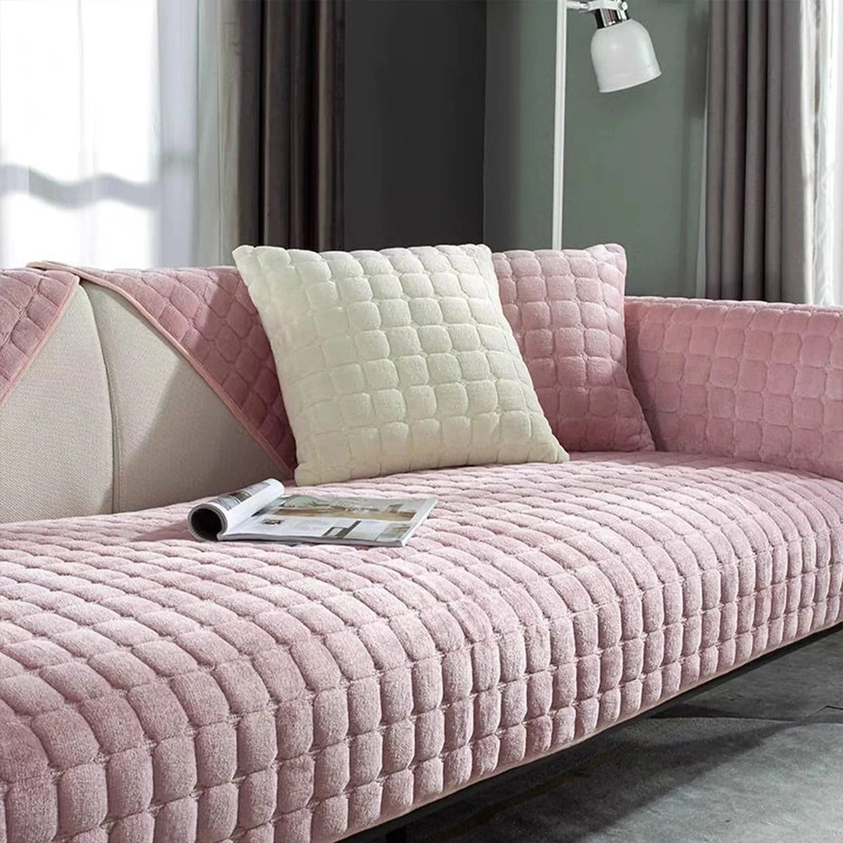 Thick Plush Anti-Slip Seat Cover