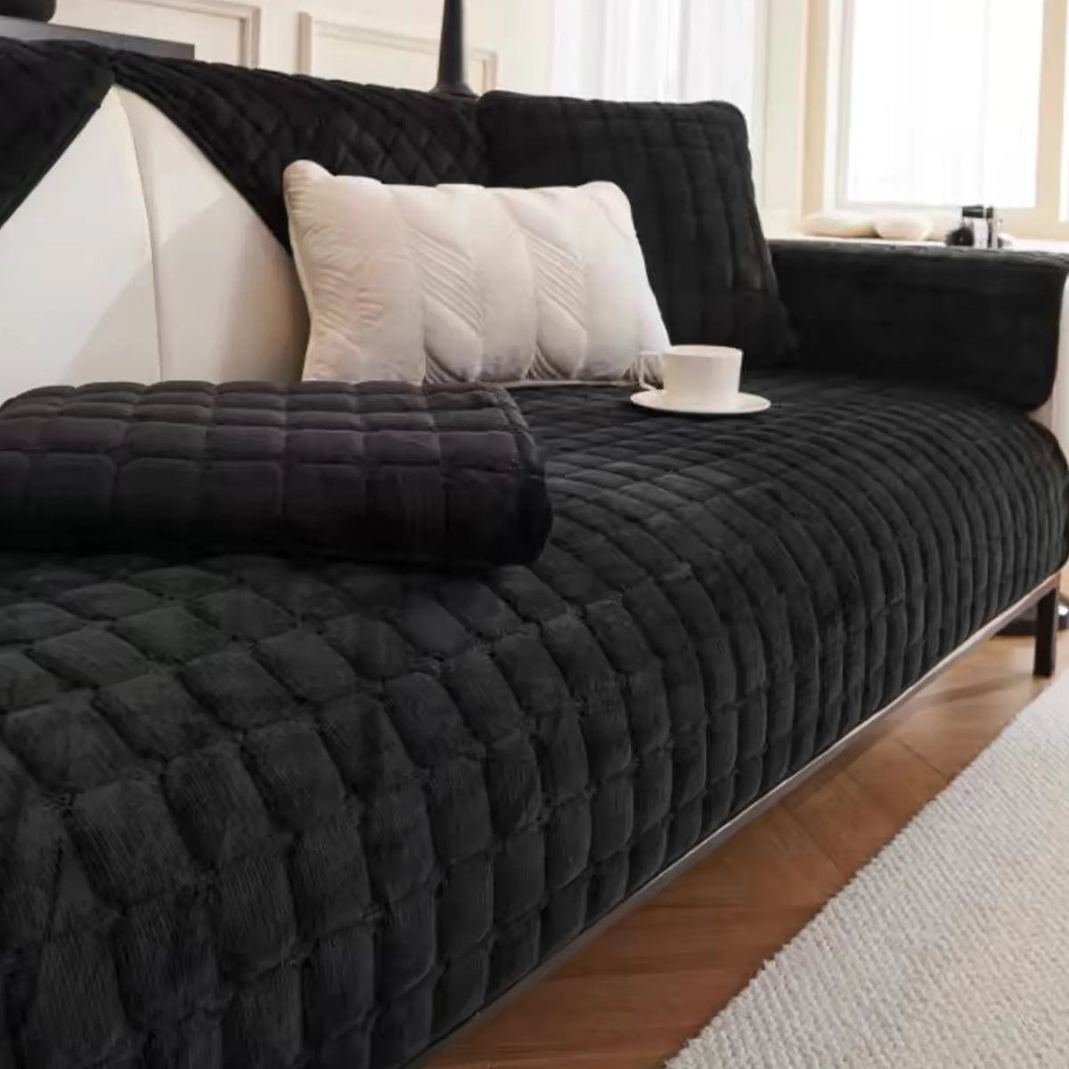 Thick Plush Anti-Slip Seat Cover