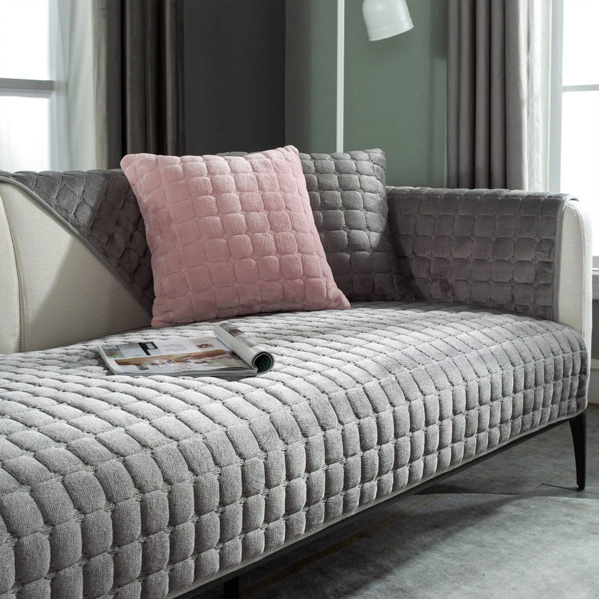 Thick Plush Anti-Slip Seat Cover
