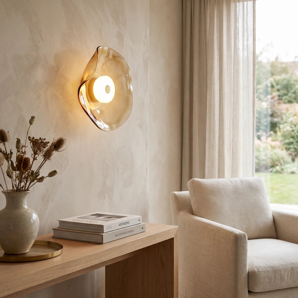 Toughened Glass LED Wall Lamp