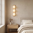 Travertine Column Wall Light