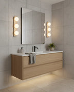 Travertine Column Wall Light
