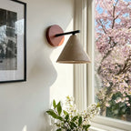 Travertine Cone Wall Light