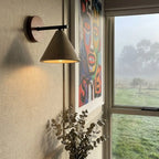 Travertine Cone Wall Light