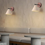 Travertine Cone Wall Light