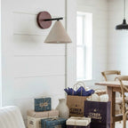Travertine Cone Wall Light
