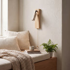 Travertine Rotating Reading Wall Light