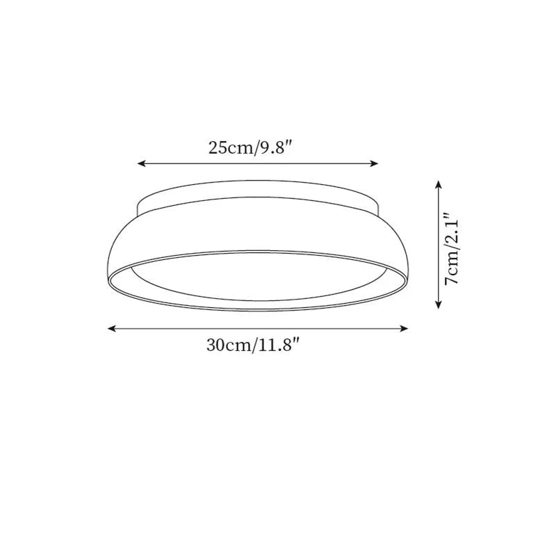 Travertine Stone LED Ceiling Light