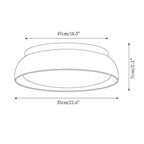 Travertine Stone LED Ceiling Light