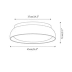 Travertine Stone LED Ceiling Light