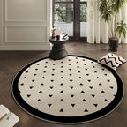 Triangle Mosaic Round Rug