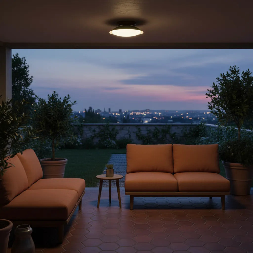 Two-Tone Dome LED Ceiling Light