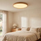 Ultra-Slim Solid Wood Ceiling Light