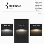 Ultra-Slim Solid Wood Ceiling Light