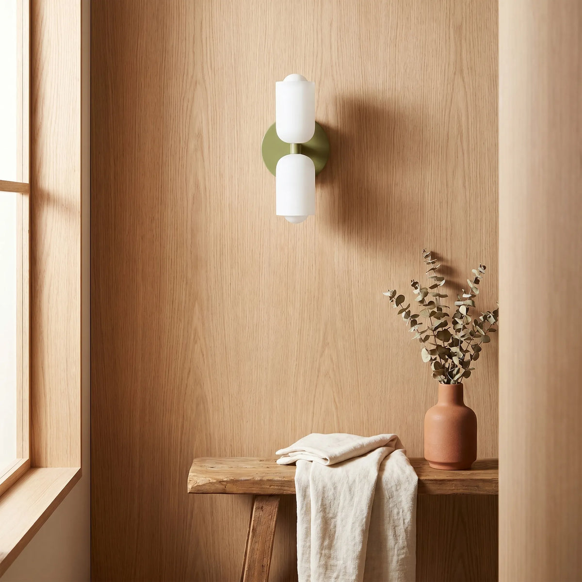 Up Down Glass Wall Light