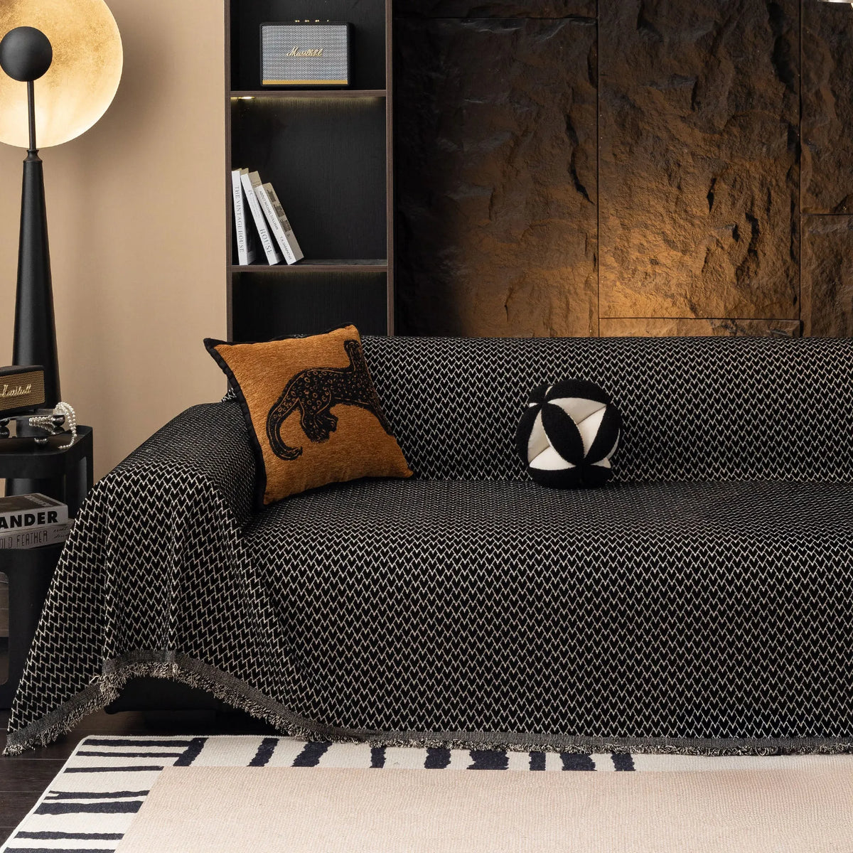 Urban Weave Herringbone Sofa Throw
