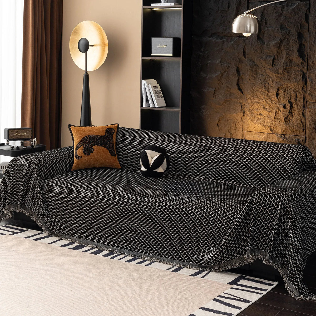 Urban Weave Herringbone Sofa Throw