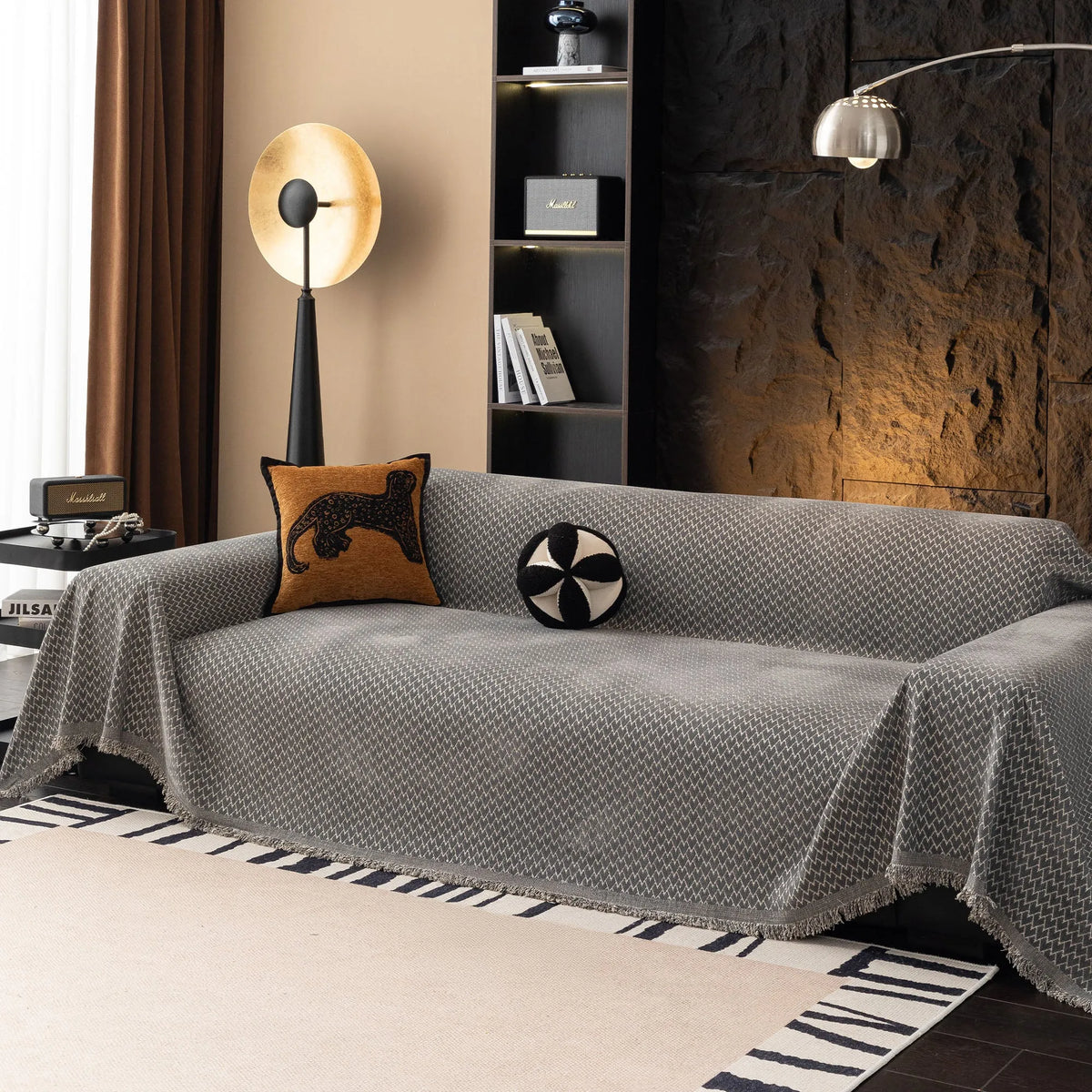 Urban Weave Herringbone Sofa Throw