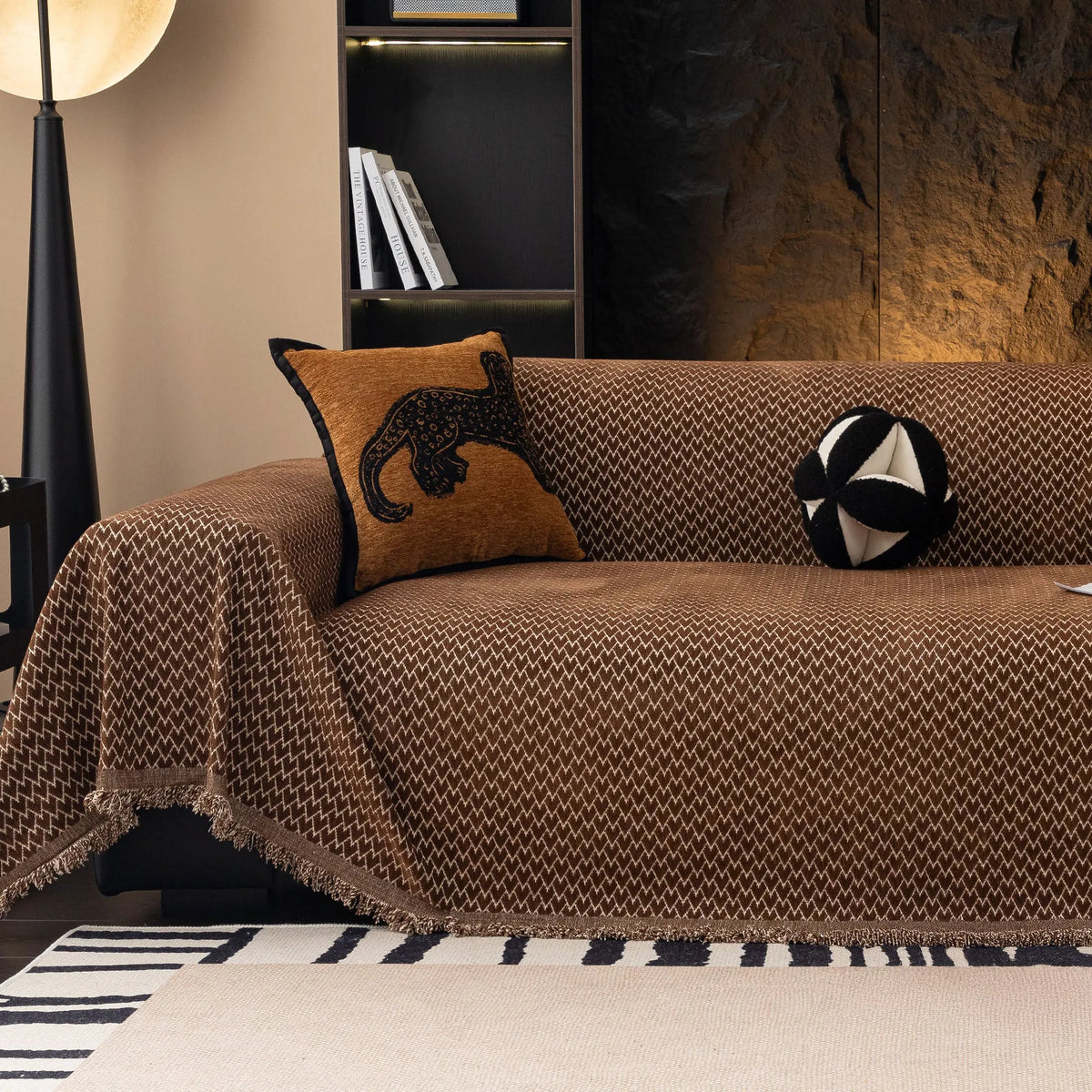 Urban Weave Herringbone Sofa Throw