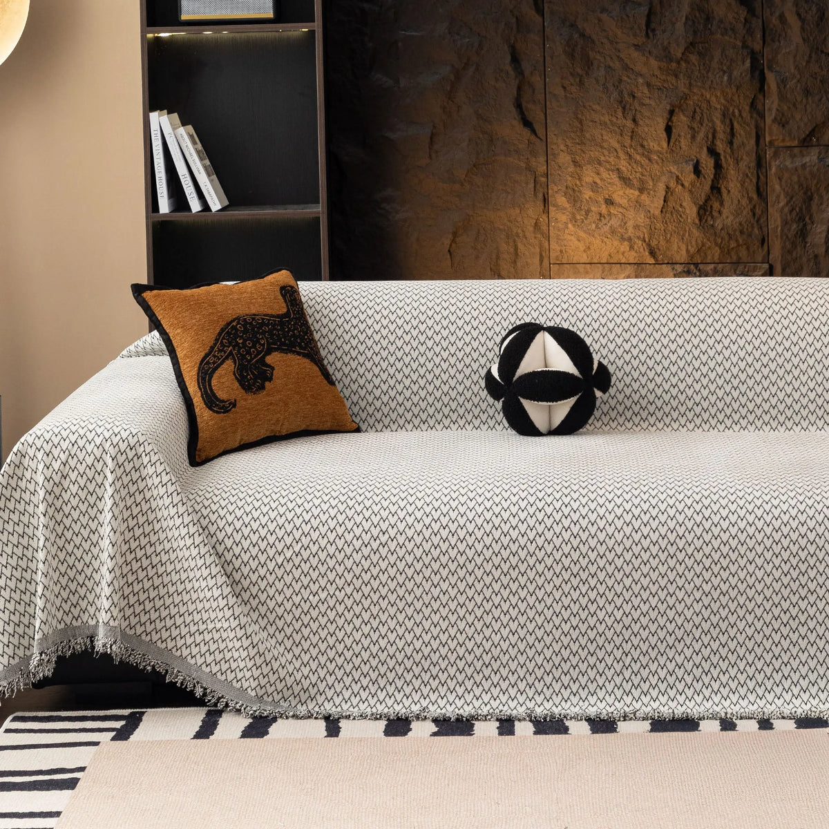 Urban Weave Herringbone Sofa Throw