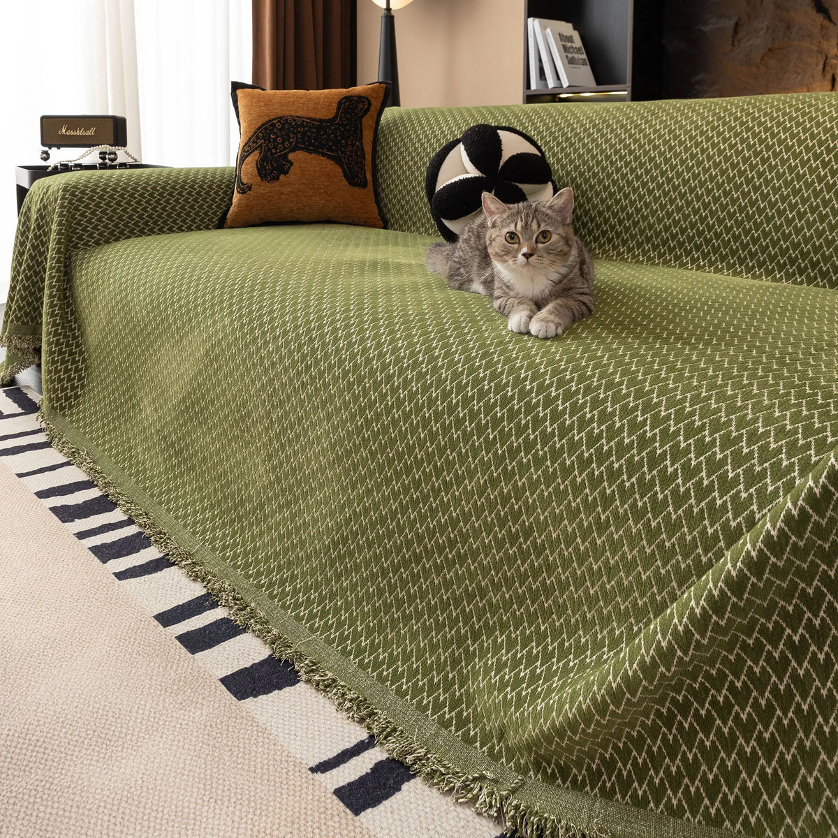 Urban Weave Herringbone Sofa Throw