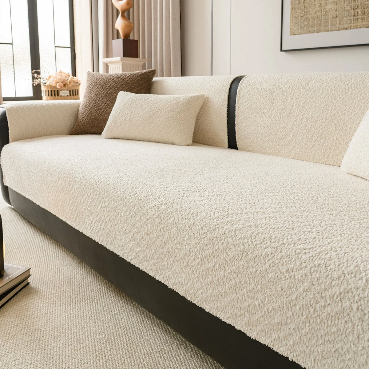Velvety Plush Non-Slip Seat Cover