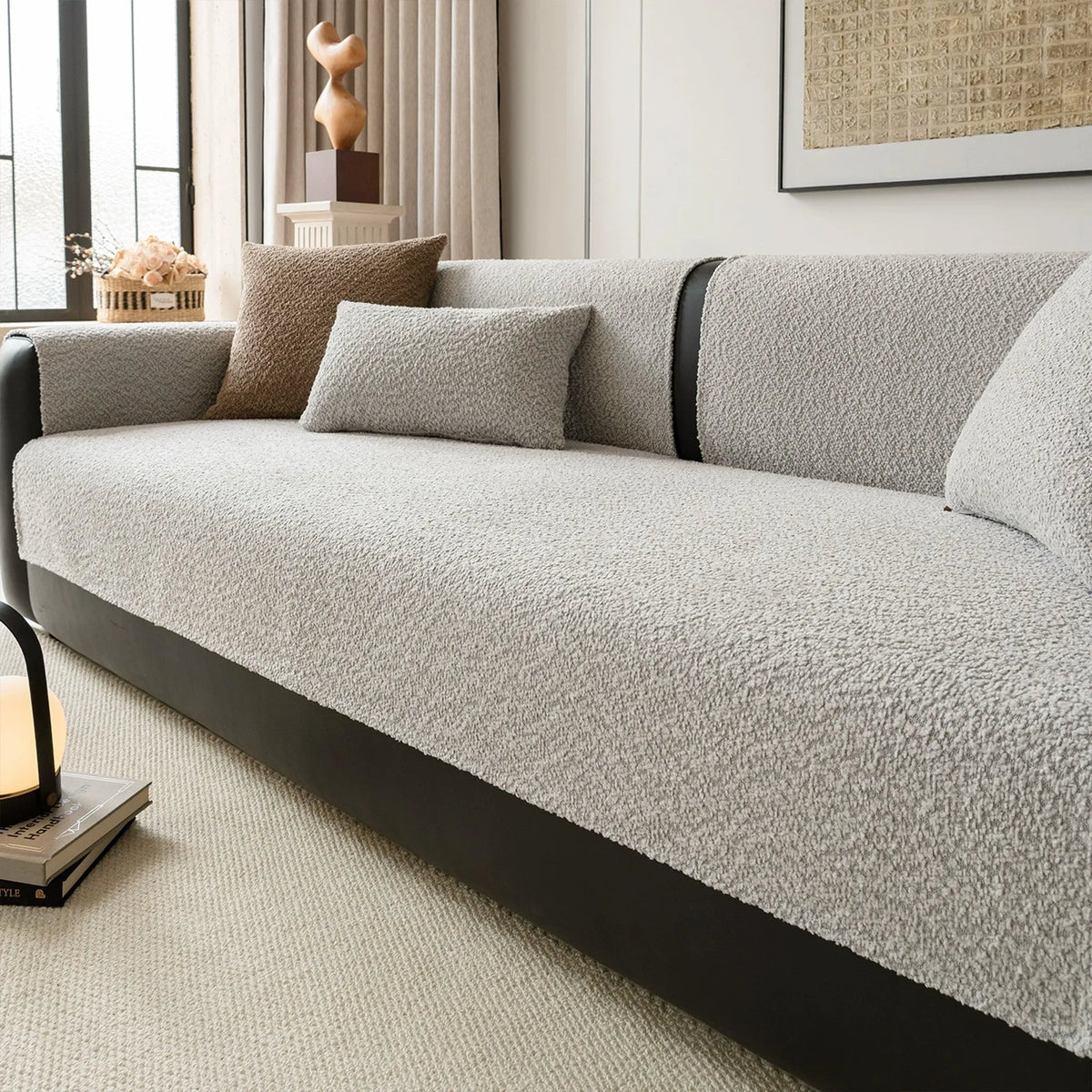 Velvety Plush Non-Slip Seat Cover
