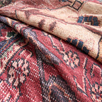 Vintage Burgundy Tribal Sofa Cover